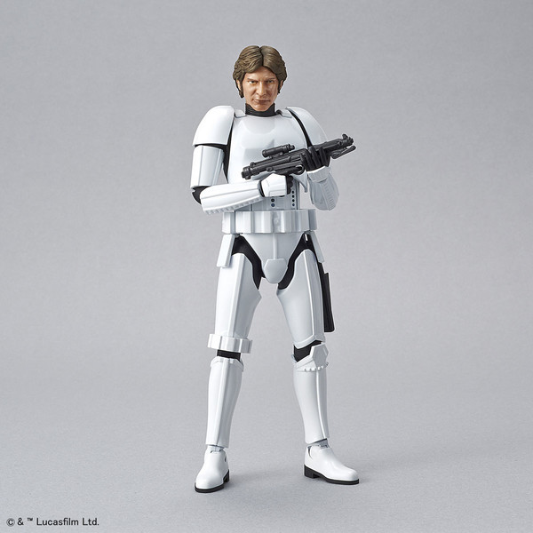 Han Solo (Stormtrooper), Star Wars: Episode IV – A New Hope, Bandai, Model Kit, 1/12, 4549660257431